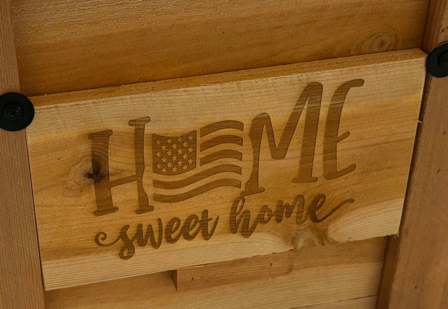 Farmhouse Cedar Planter Box Bundle with 9 Swappable Plaques