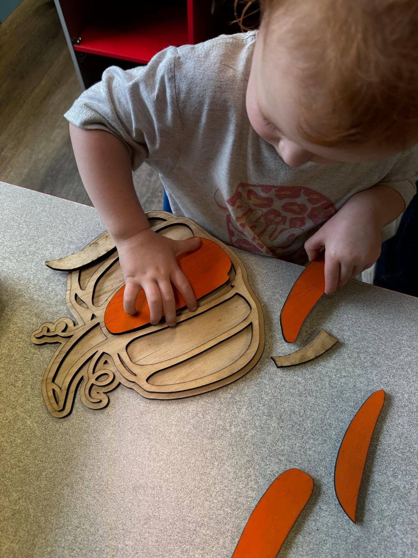 Montessori Sensory Tray and Puzzle Combo