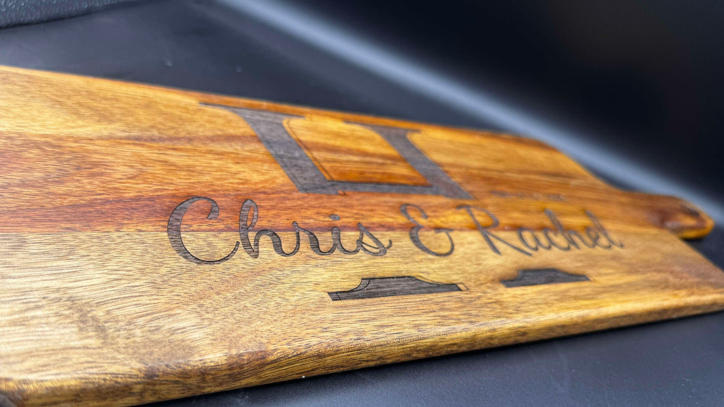 Personalized Engraved Wooden Cutting Board - Perfect Gift for Any Occasion