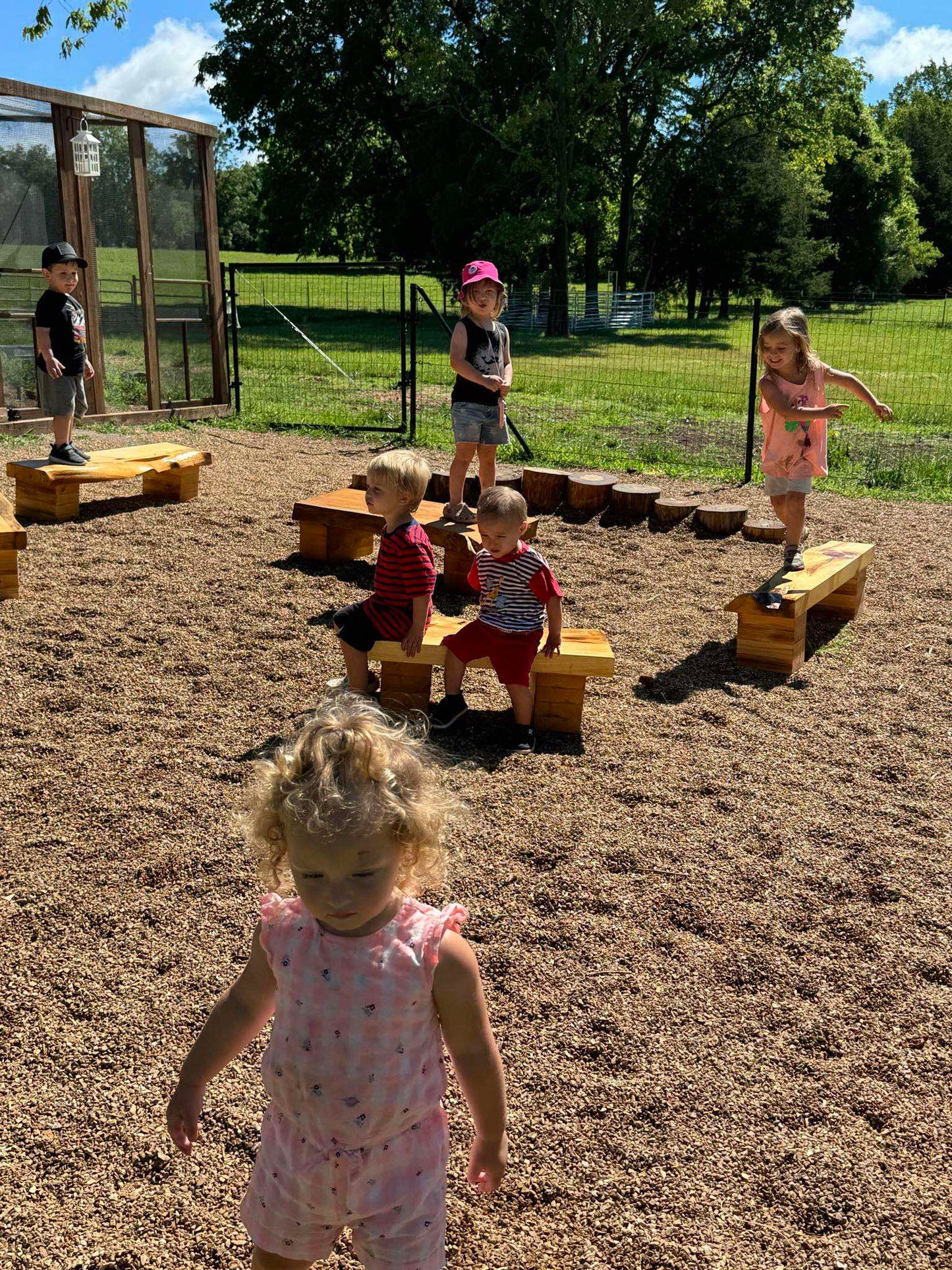 Children's Handcrafted Live Edge Indoor/Outdoor Bench