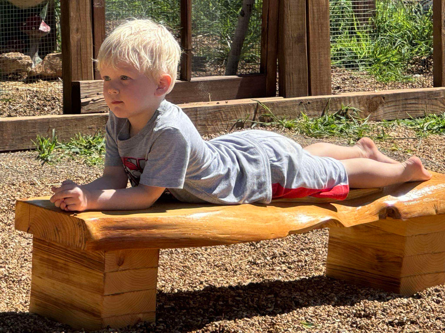 Children's Handcrafted Live Edge Indoor/Outdoor Bench