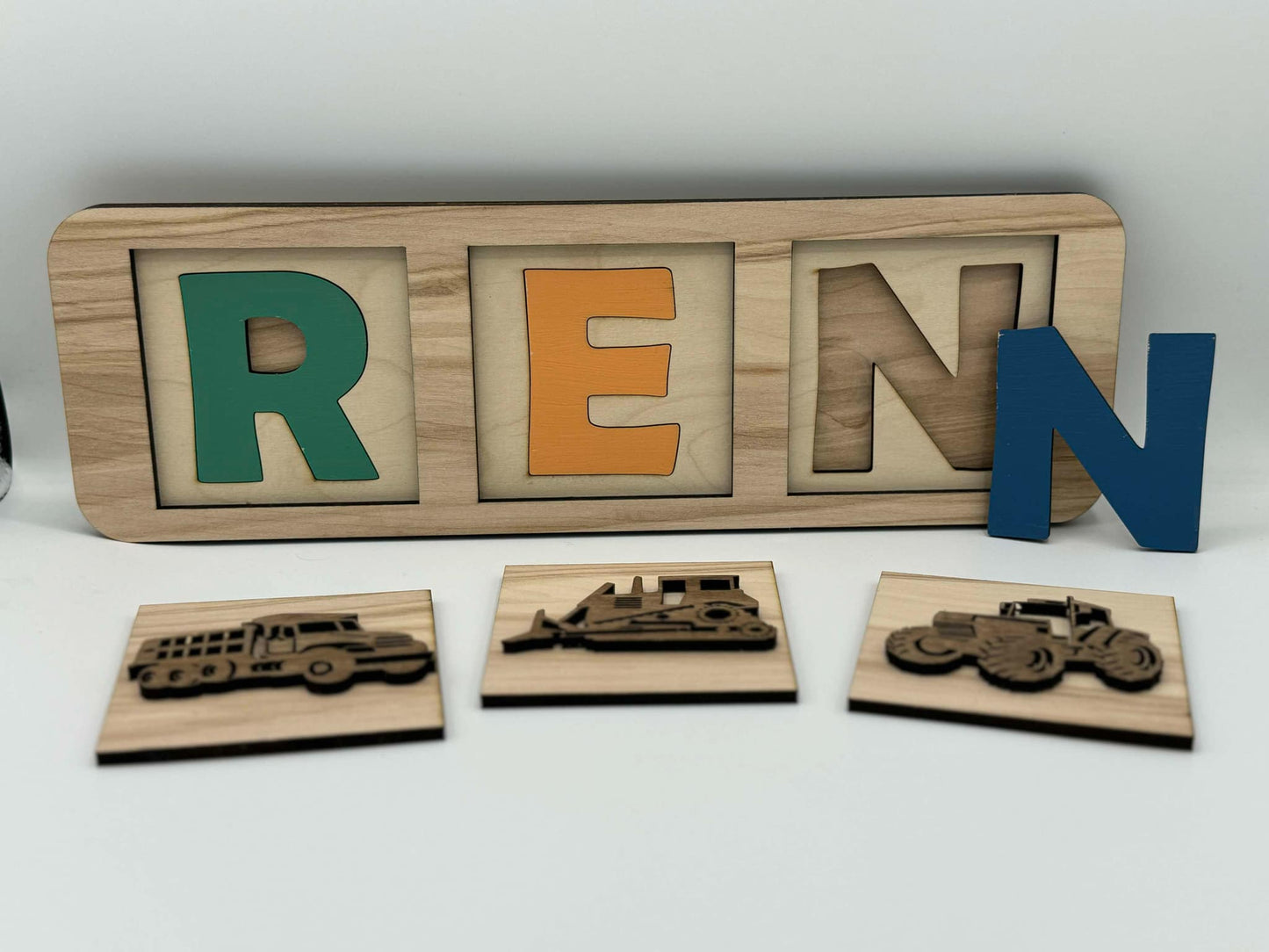 Peekaboo Montessori Name Puzzle