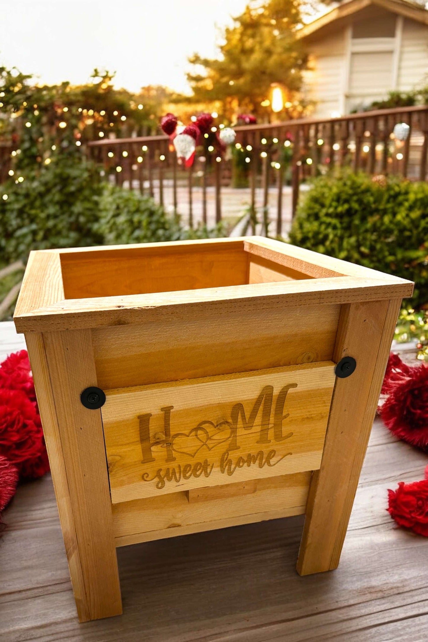 Farmhouse Cedar Planter Box