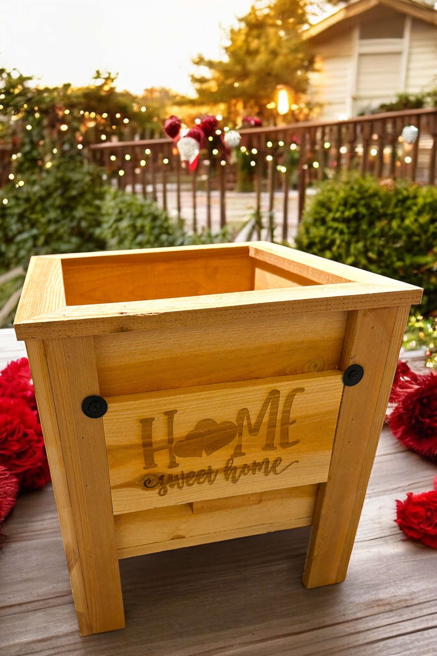 Farmhouse Cedar Planter Box