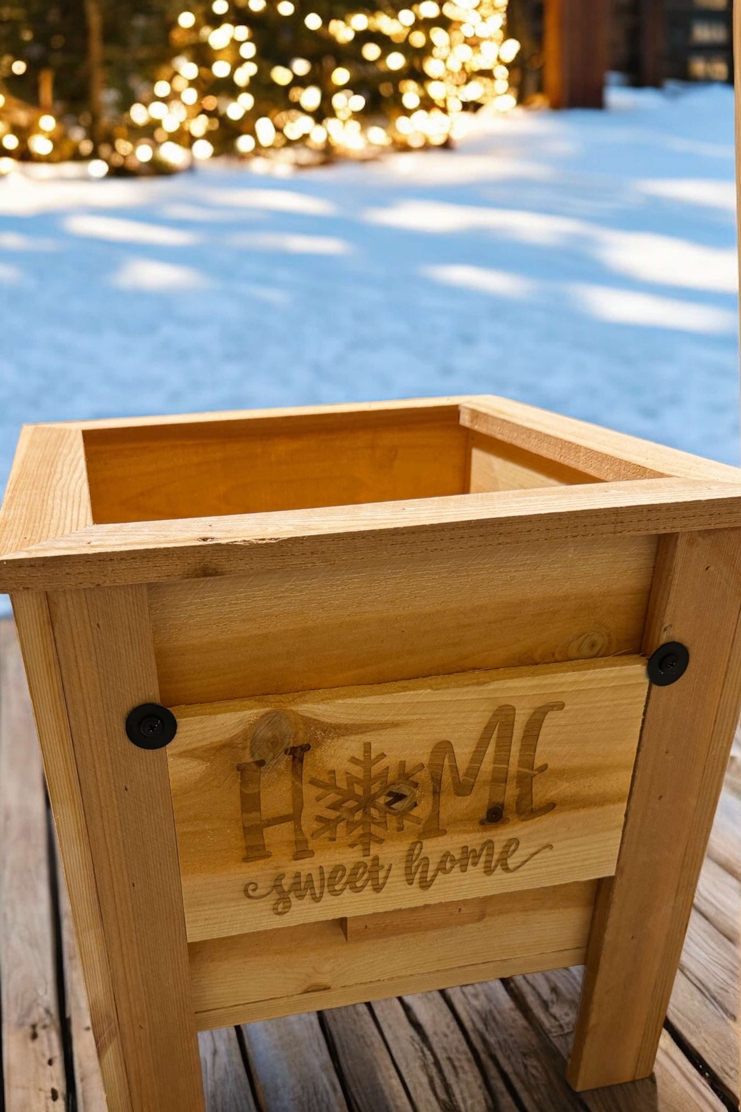 Farmhouse Cedar Planter Box